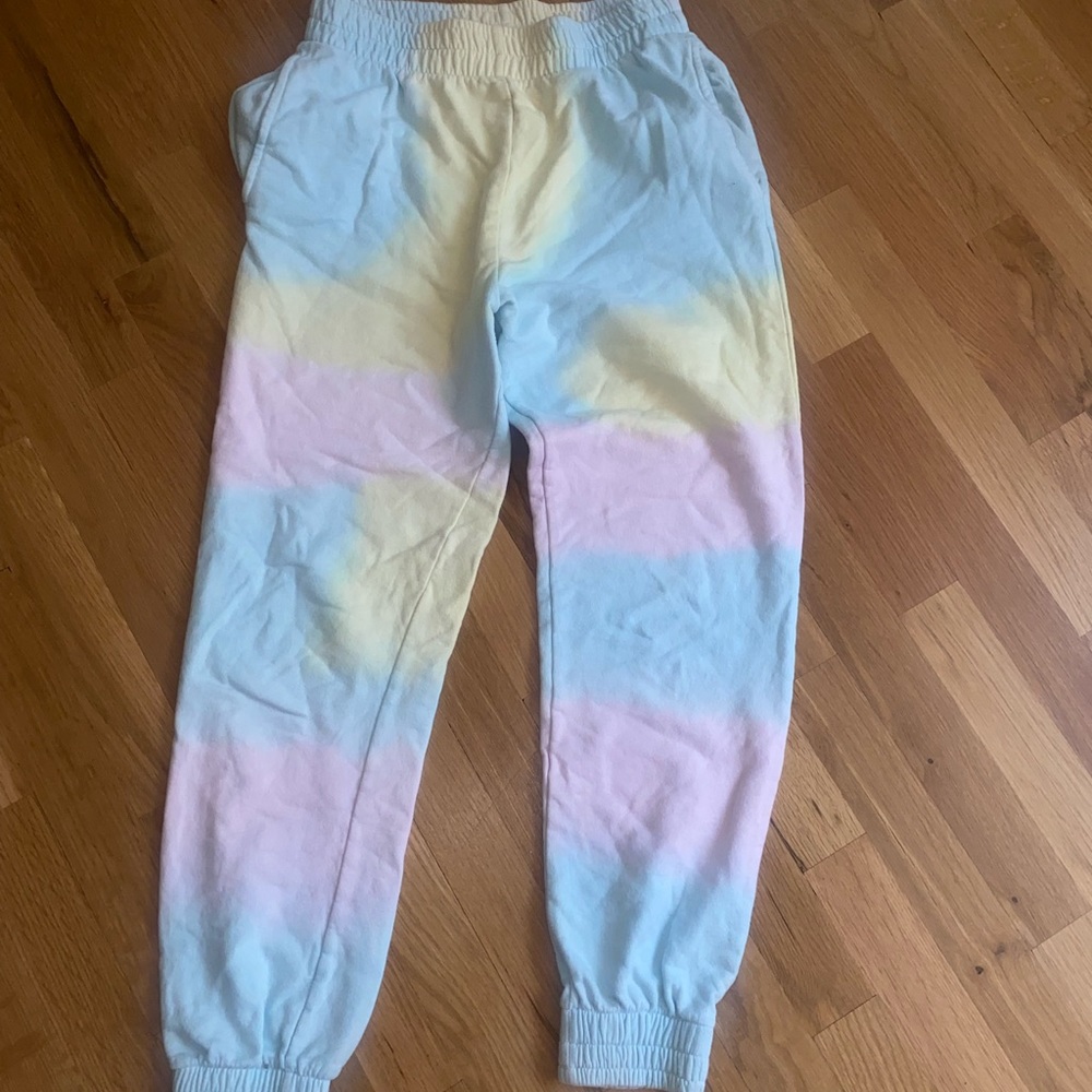 Frankie’s Bikinis tie dye sweatpants